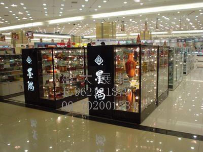 sd工厂产品展示厅展示柜,外贸公司样 价格:1080元/米